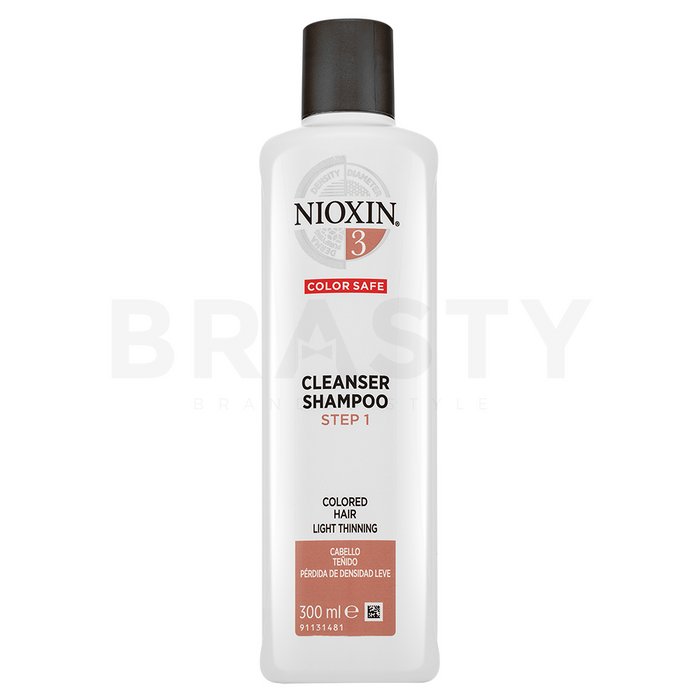 Nioxin system 3 cleanser shampoo sampon de curatare pentru par subtire 300 ml