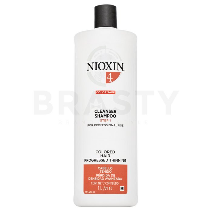 Nioxin system 4 cleanser shampoo șampon hrănitor pentru păr fin si colorat 1000 ml