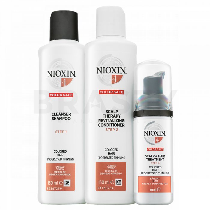 Nioxin system 4 trial kit set impotriva caderii parului vopsit 150 ml + 150 ml + 40 ml