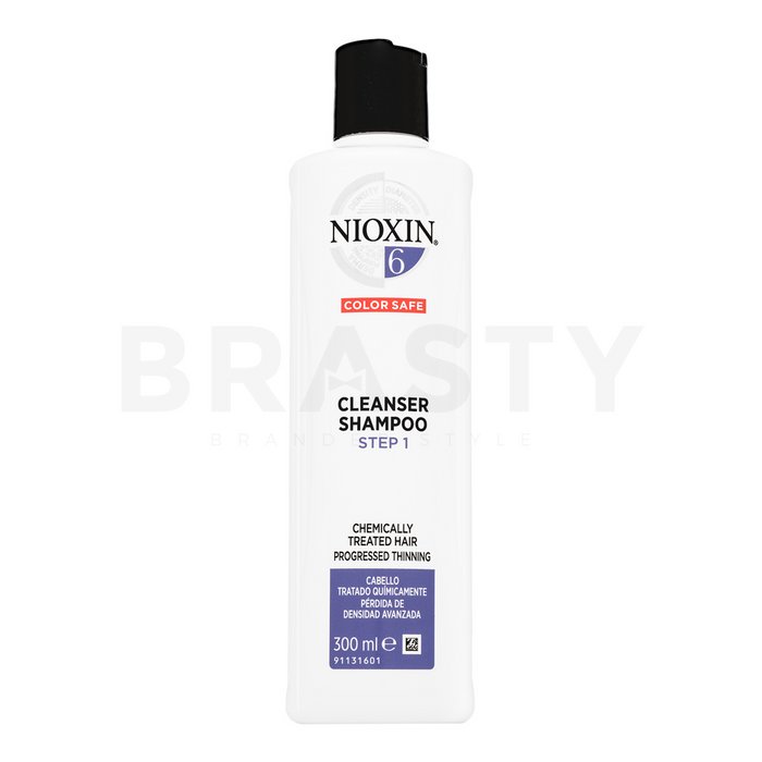 Nioxin system 6 cleanser shampoo sampon de curatare pentru păr tratat chimic 300 ml