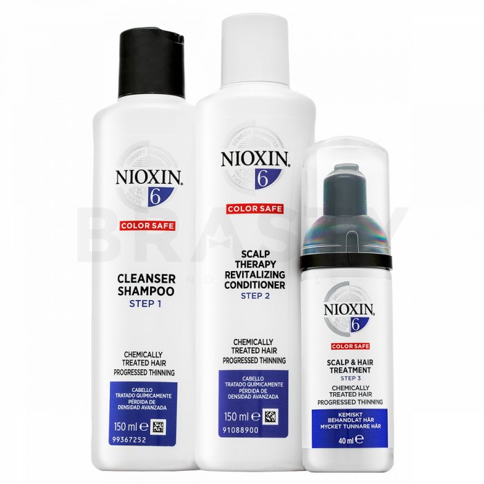 Nioxin system 6 trial kit set pentru par subtire 150 ml + 150 ml + 40 ml