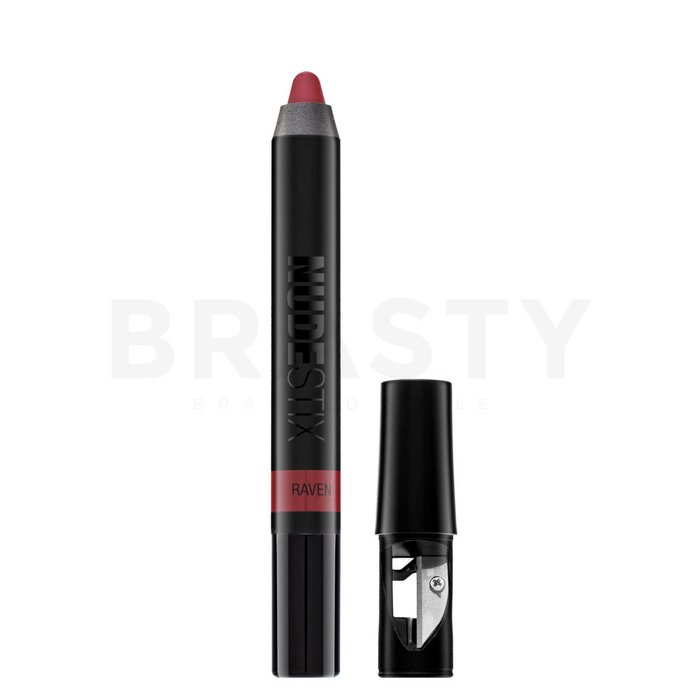 Nudestix intense matte lip + cheek pencil raven balsam de buze și blush intr-unul singur cu efect matifiant 3 g