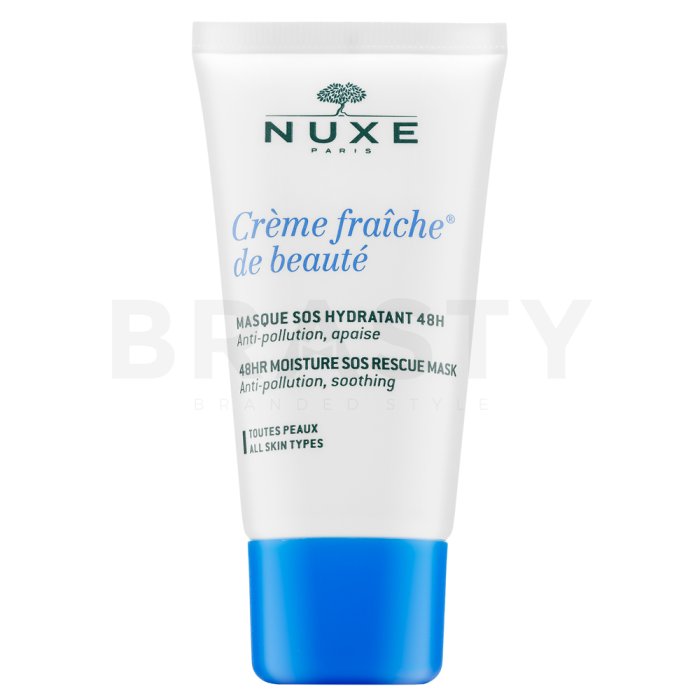 Nuxe Creme Fraiche de Beauté 48HR Moisture SOS Rescue Mask măști cu efect de calmare si revigorare cu efect de hidratare 50 ml