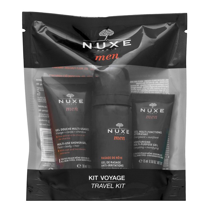 Nuxe men set shower gel + shave gel + moisturizing gel set cadou pentru bărbati