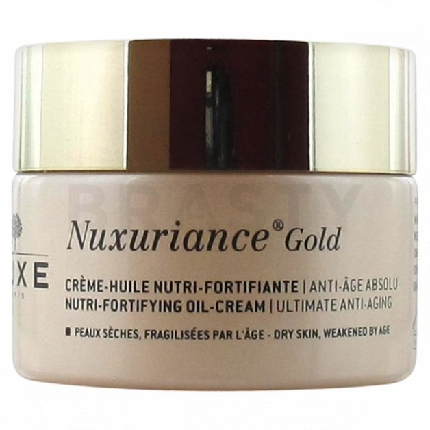 Nuxe nuxuriance gold nutri-fortifying oil-cream gel de ulei pentru piele uscată 50 ml