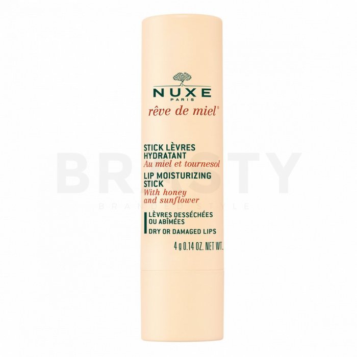 Nuxe Rêve De Miel Lip Moisturizing Stick balsam hrănitor de buze cu efect de hidratare 4 g