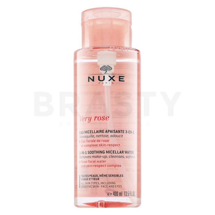 Nuxe very rose 3-in-1 soothing micellar water soluție micelară pentru calmarea pielii 400 ml
