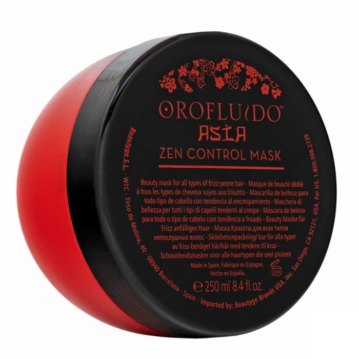 Orofluido asia zen control mask mască hrănitoare pentru par indisciplinat si deteriorat 250 ml
