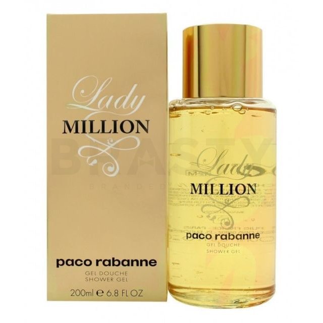 Paco rabanne lady million gel de duș femei 200 ml