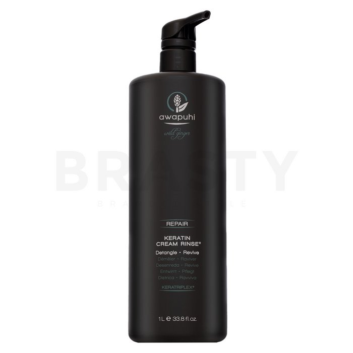 Paul Mitchell Awapuhi Wild Ginger Repair Keratin Cream Rinse balsam pentru întărire pentru păr uscat si deteriorat 1000 ml