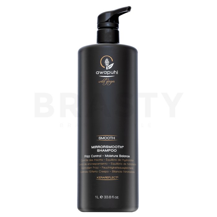 Paul mitchell awapuhi wild ginger smooth mirrorsmooth shampoo șampon de netezire pentru păr aspru si indisciplinat 1000 ml