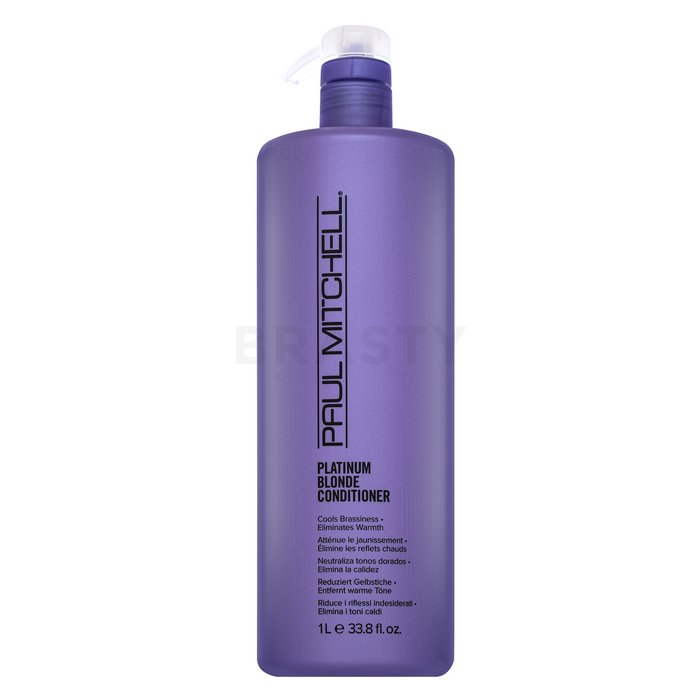 Paul mitchell blonde platinum blonde conditioner balsam hrănitor pentru păr blond platinat si grizonat 1000 ml