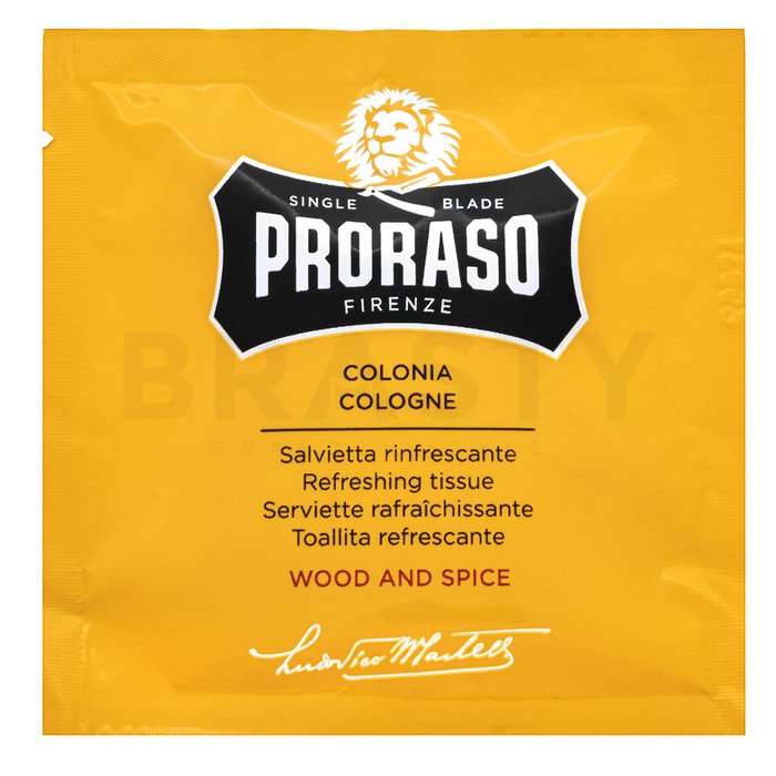Proraso Wood And Spice Refresh Tissues 6 pcs sampon pentru barba 200 ml