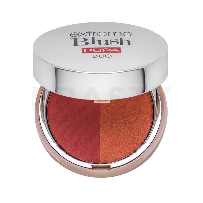 Pupa extreme blush duo 130 matt salmon - radiant peach fard de obraz sub forma de pudra 4 g