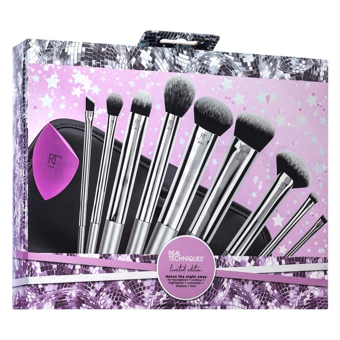 Real Techniques Dance The Night Away Brush Set set perii machiaj