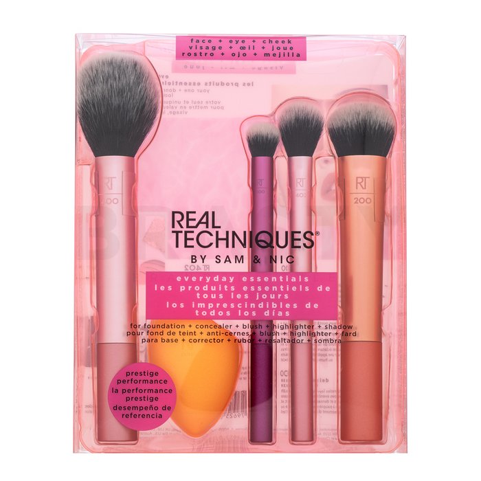 Real techniques everyday essentials 5 pcs set perii machiaj