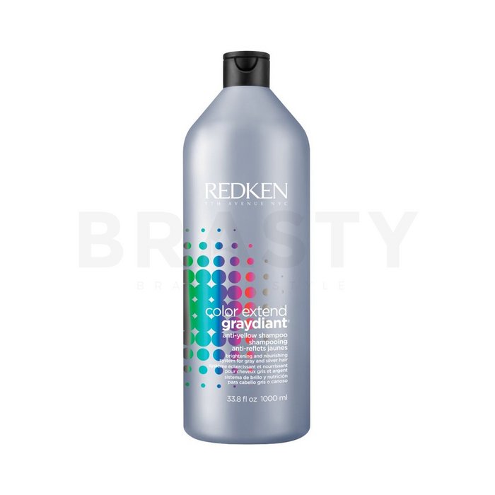 Redken color extend graydiant shampoo sampon neutralizant pentru păr blond platinat si grizonat 1000 ml