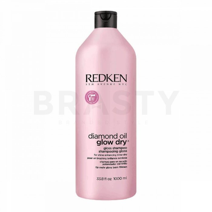 Redken glow dry gloss shampoo șampon hrănitor pentru strălucire puternică 1000 ml