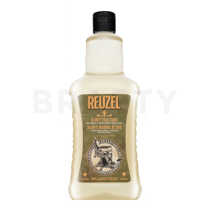 Reuzel 3-in-1 tea tree shampoo șampon, balsam și un gel de duș 1000 ml