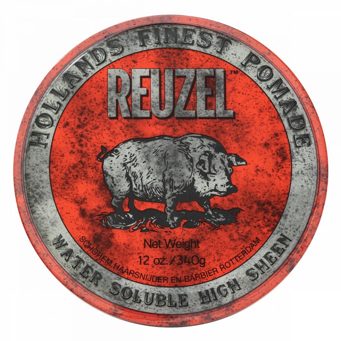 Reuzel holland's finest pomade red water soluble high sheen pomadă de păr 340 g