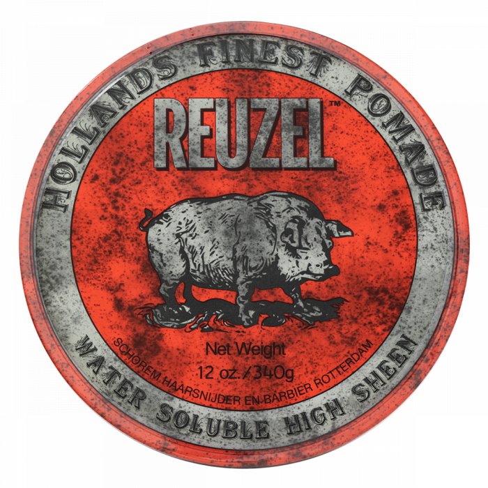 Reuzel Holland\'s Finest Pomade Red Water Soluble High Sheen pomadă de păr 340 g