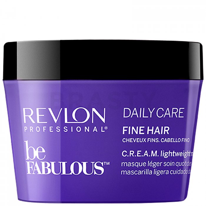 Revlon professional be fabulous fine c.r.e.a.m. lightweight mask mască pentru întărire pentru păr fin 200 ml