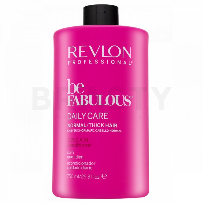 Revlon professional be fabulous normal/thick c.r.e.a.m. conditioner balsam hrănitor pentru hidratarea părului 750 ml