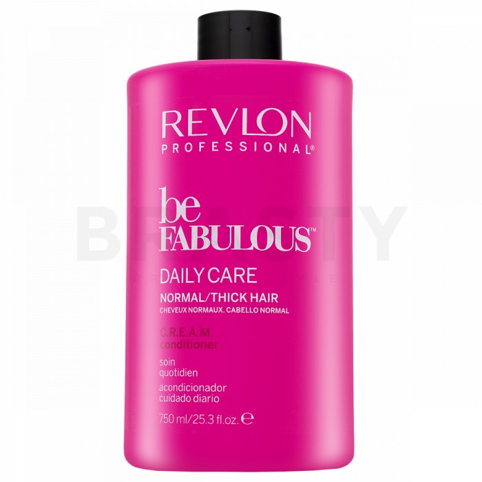 Revlon Professional Be Fabulous Normal/Thick C.R.E.A.M. Conditioner balsam hrănitor pentru hidratarea părului 750 ml