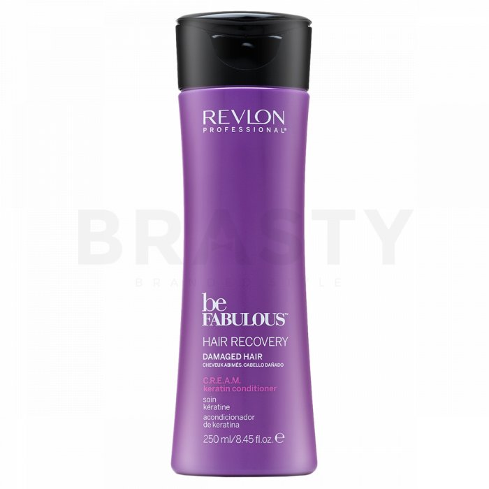 Revlon professional be fabulous recovery c.r.e.a.m. keratin conditioner balsam pentru întărire pentru păr deteriorat 250 ml