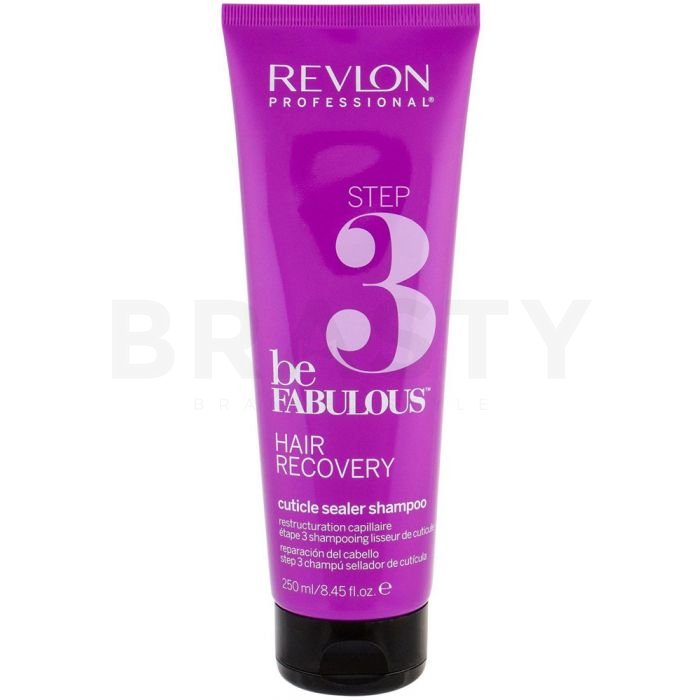 Revlon professional be fabulous recovery step 3: cuticle sealer shampoo sampon hranitor pentru păr deteriorat 250 ml