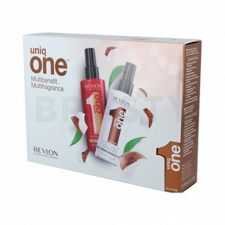 Revlon professional uniq one all in one classic + coconut all-in-one multi-benefit treatment îngrijire fără clătire î pentru toate tipurile de păr 150 ml + 150 ml