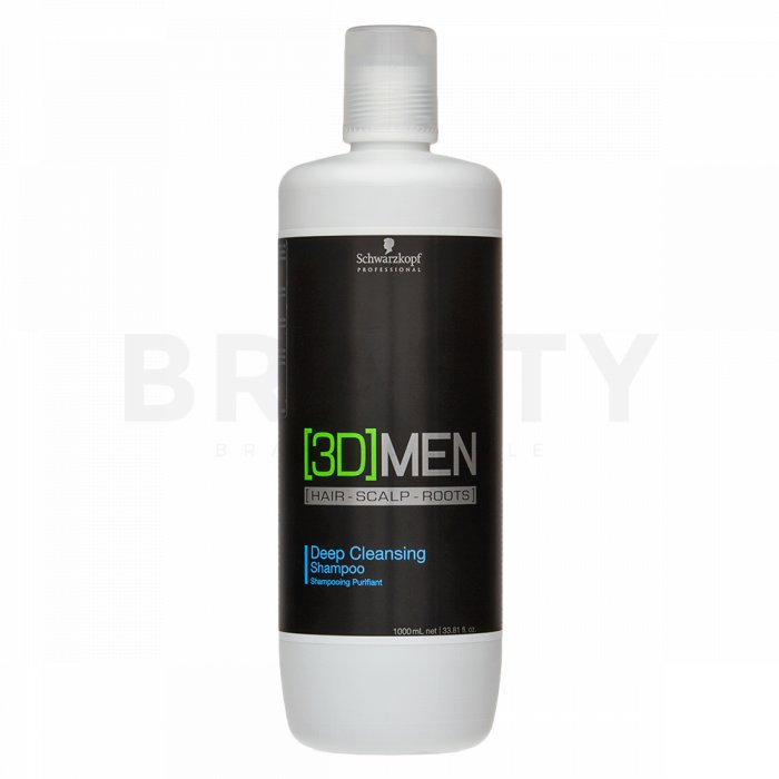 Schwarzkopf professional 3dmen deep cleansing shampoo sampon pentru bărbati 1000 ml
