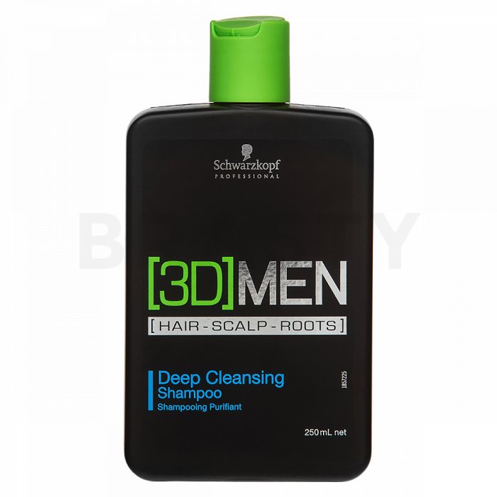Schwarzkopf professional 3dmen deep cleansing shampoo sampon pentru curatare profunda pentru bărbati 250 ml