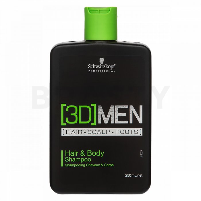 Schwarzkopf professional 3dmen hair   body shampoo sampon si dus gel 2in1 pentru bărbati 250 ml