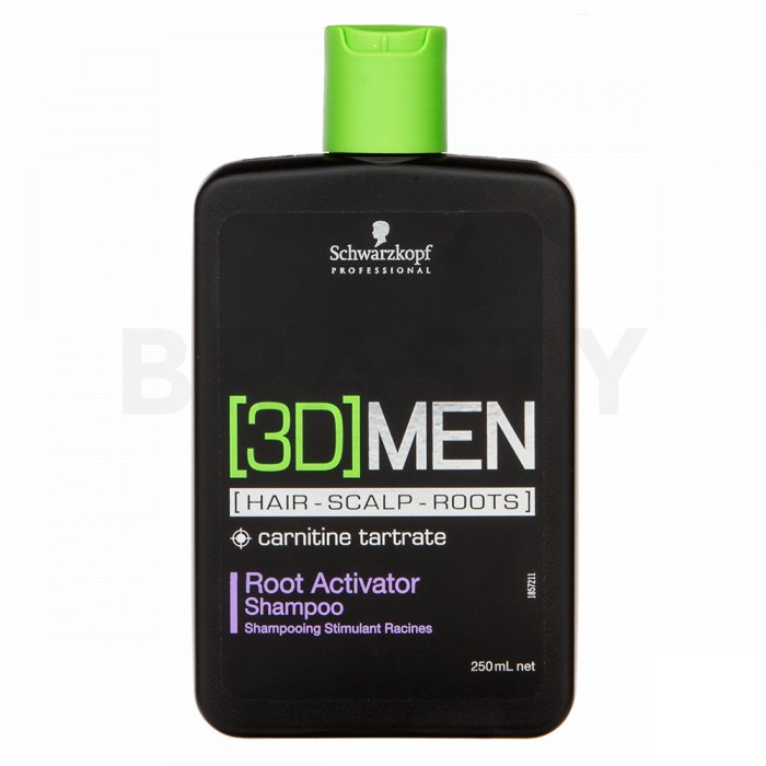Schwarzkopf professional 3dmen root activator shampoo sampon pentru stimularea rădăcinilor părului 250 ml