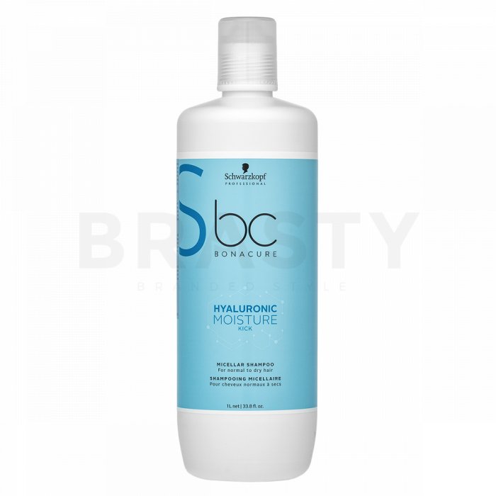Schwarzkopf professional bc bonacure hyaluronic moisture kick micellar shampoo sampon pentru păr normal și uscat 1000 ml