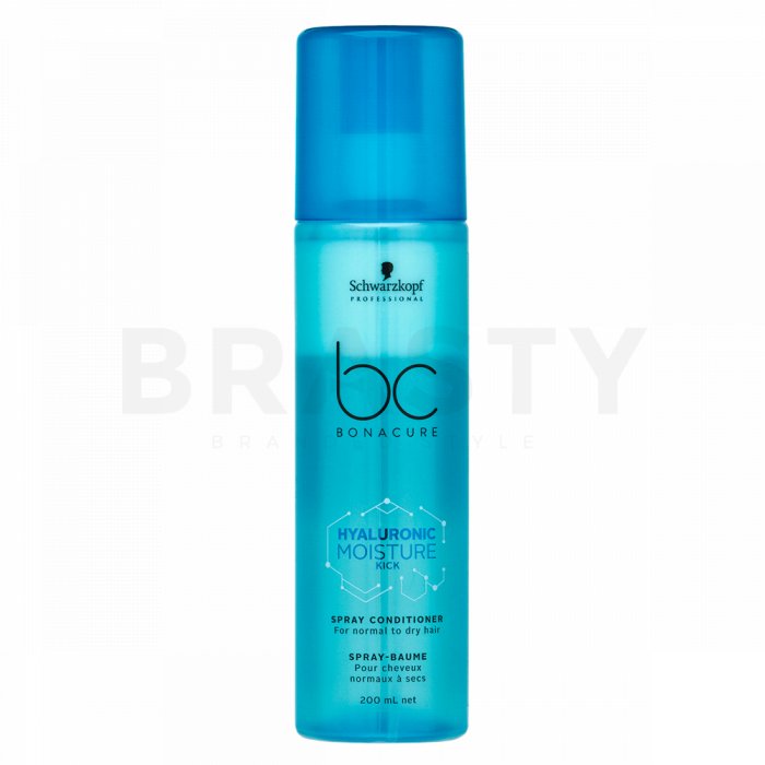 Schwarzkopf professional bc bonacure hyaluronic moisture kick spray conditioner balsam fără clatire pentru păr normal și uscat 200 ml