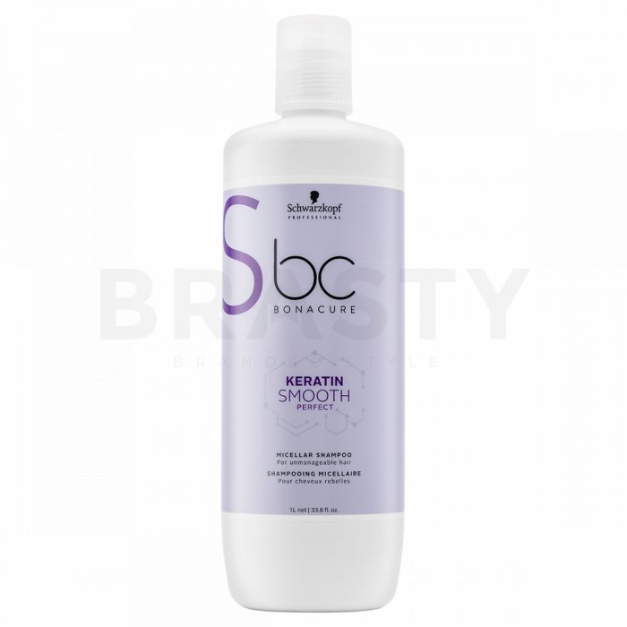 Schwarzkopf professional bc bonacure keratin smooth perfect micellar shampoo șampon pentru păr indisciplinat 1000 ml