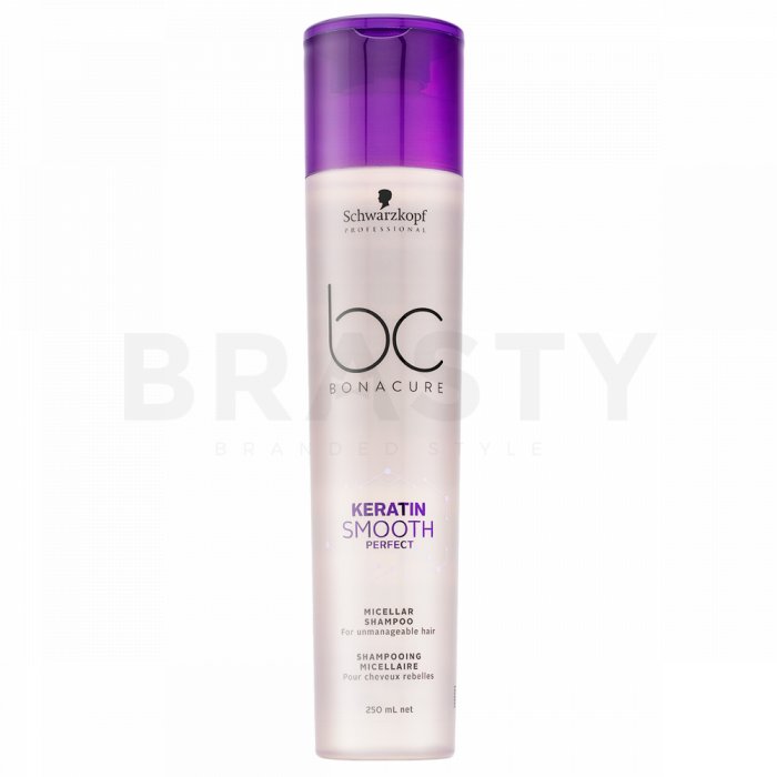Schwarzkopf professional bc bonacure keratin smooth perfect micellar shampoo șampon pentru păr indisciplinat 250 ml