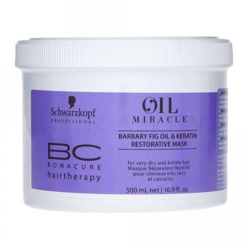 Schwarzkopf professional bc bonacure oil miracle barbary fig oil   keratin masca pentru păr foarte uscat si fragil 500 ml