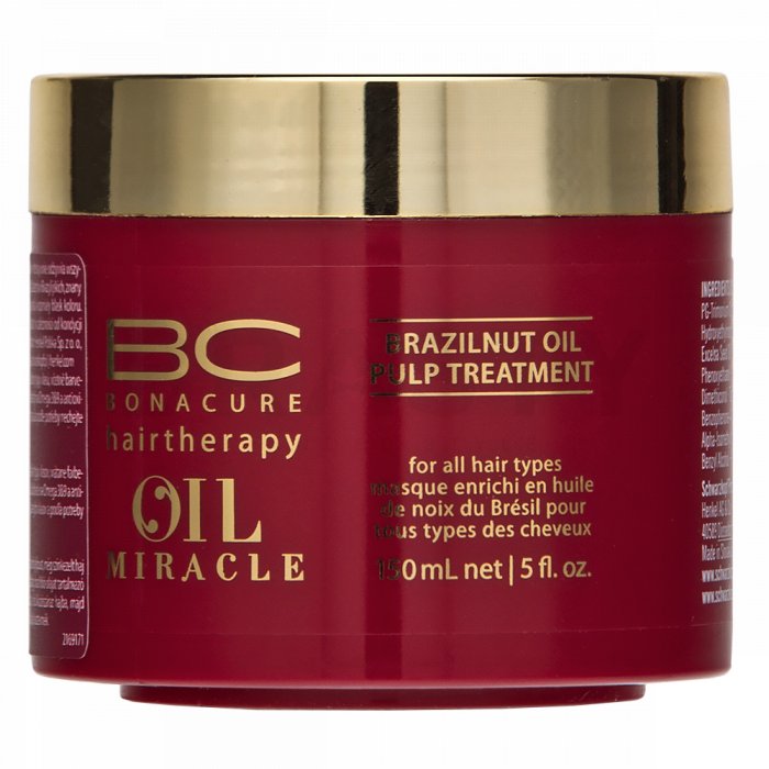 Schwarzkopf professional bc bonacure oil miracle brazilnut oil pulp treatment masca pentru păr vopsit 150 ml