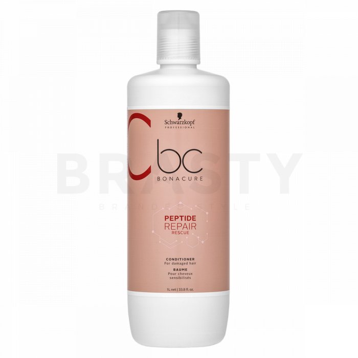 Schwarzkopf professional bc bonacure peptide repair rescue conditioner balsam pentru păr deteriorat 1000 ml