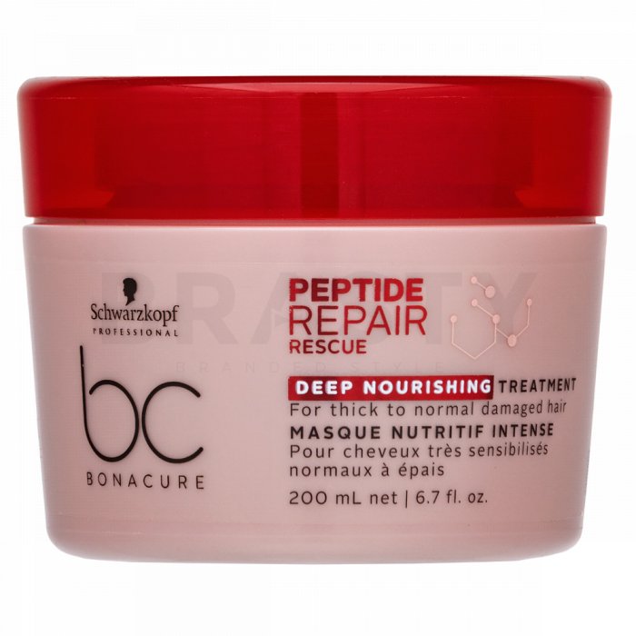 Schwarzkopf Professional BC Bonacure Peptide Repair Rescue Deep Nourishing Treatment masca pentru păr deteriorat 200 ml