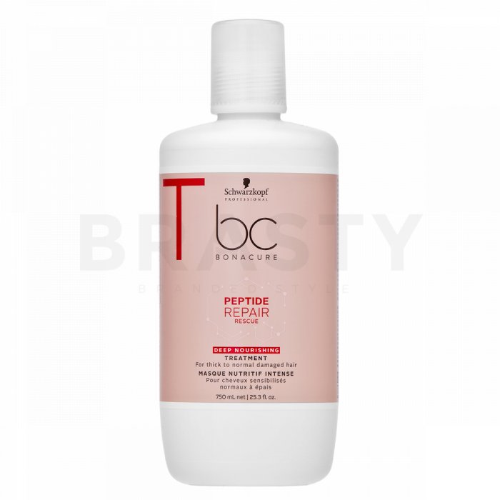 Schwarzkopf Professional BC Bonacure Peptide Repair Rescue Deep Nourishing Treatment mască pentru păr deteriorat 750 ml