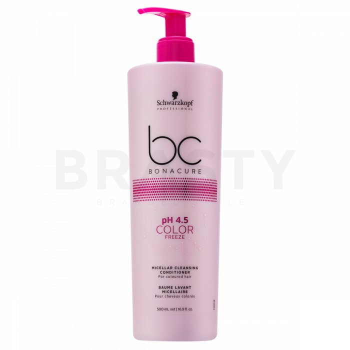 Schwarzkopf professional bc bonacure ph 4.5 color freeze micellar cleansing conditioner balsam pentru păr vopsit 500 ml