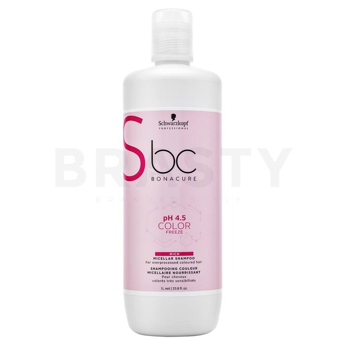 Schwarzkopf professional bc bonacure ph 4.5 color freeze micellar shampoo șampon pentru păr vopsit 1000 ml