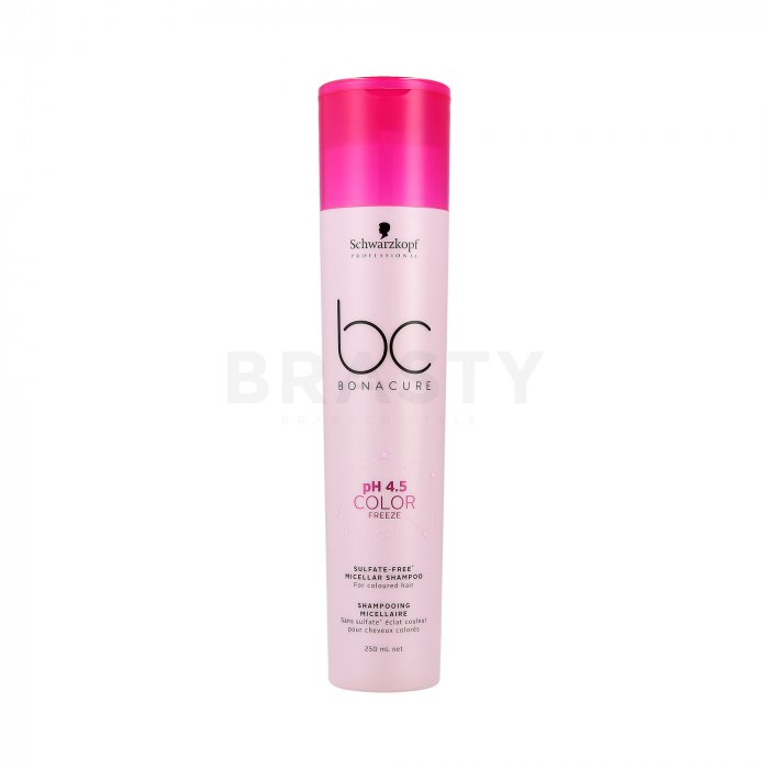 Schwarzkopf professional bc bonacure ph 4.5 color freeze sulfate-free micellar shampoo sampon fără sulfati pentru păr vopsit 250 ml