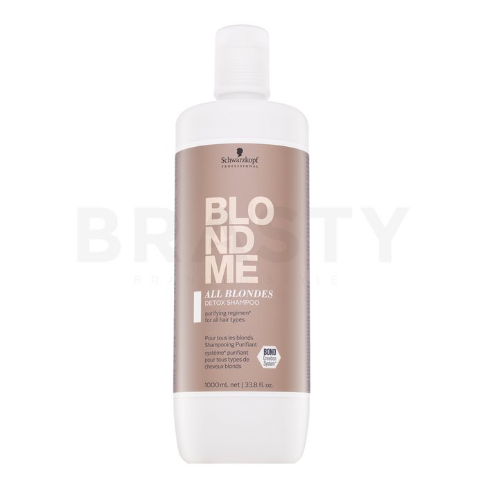 Schwarzkopf professional blondme all blondes detox shampoo sampon hranitor pentru păr blond 1000 ml