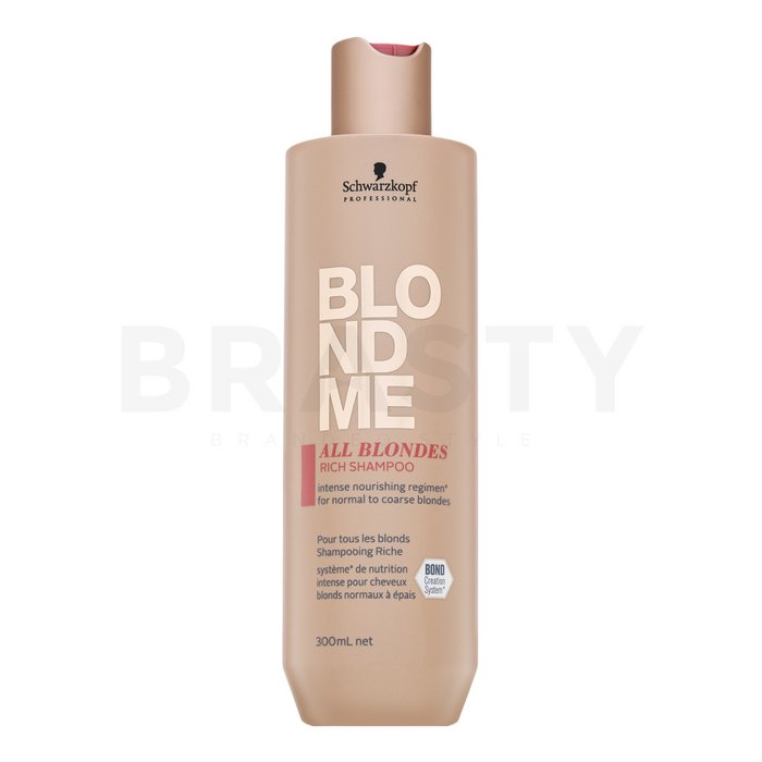 Schwarzkopf professional blondme all blondes rich shampoo șampon hrănitor pentru păr blond 300 ml