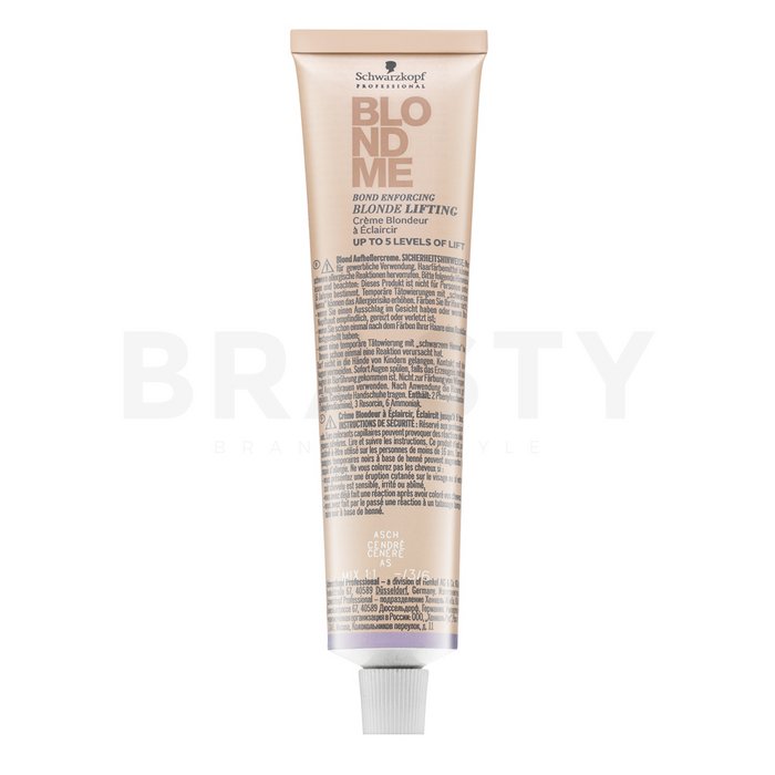 Schwarzkopf professional blondme bond enforcing blonde lifting vopsea nuanțatoare tip cremă pentru toate tipurile de păr ash 60 ml